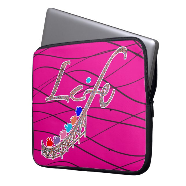 Capa Para Notebook Life's a Roller Coaster (Frente Esquerda)