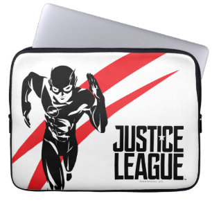 Capa Para Notebook Liga da Justiça  Flash executando Pop Art