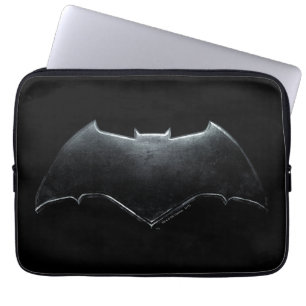 Capa Para Notebook Liga da Justiça   Símbolo de Batman Metálico