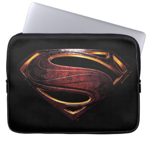 Capa Para Notebook Liga da Justiça   Símbolo Superman Metálico
