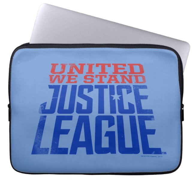 Capa Para Notebook Liga da Justiça | United We Stand Graphic (Frente)