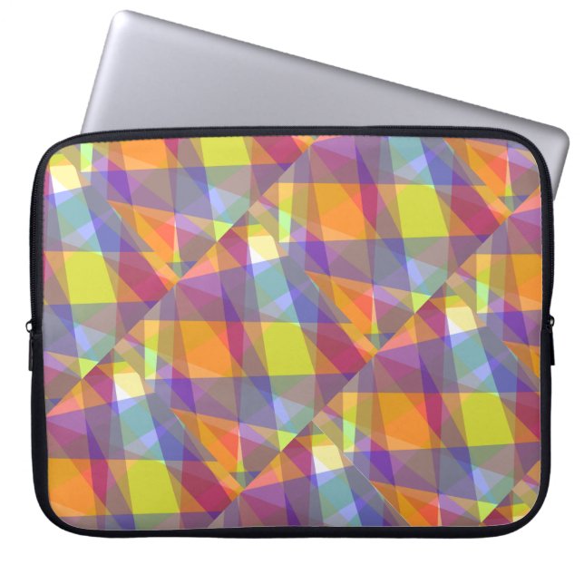 Capa Para Notebook Light Geométrico - Capinha de Laptop (Frente)