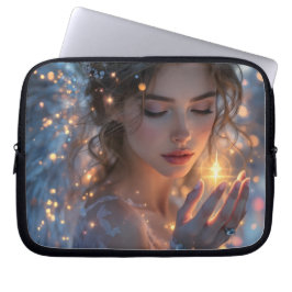 Capa Para Notebook Lightbearer Celestial - Angel Segurando a Estrela 
