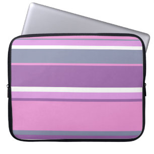 Capa Para Notebook Lilac stripes