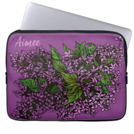 Capa Para Notebook Lilacs Floral