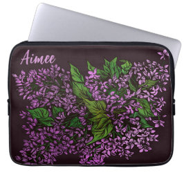 Capa Para Notebook Lilacs Floral