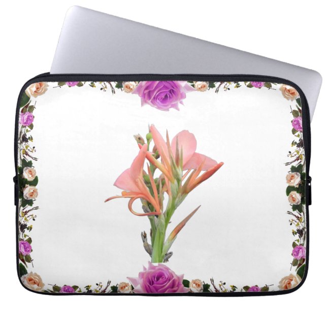 Capa Para Notebook Lily Flower Botanical Art (Frente)