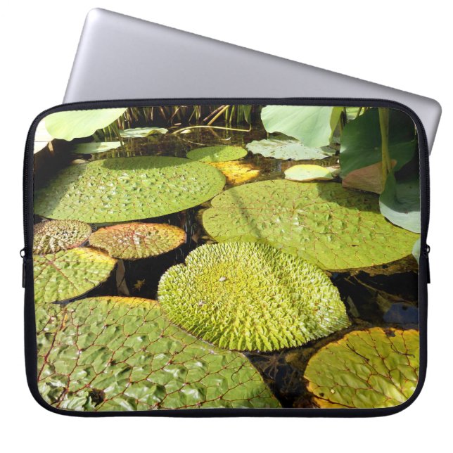 Capa Para Notebook Lily Pads Bolsa de laptop (Frente)