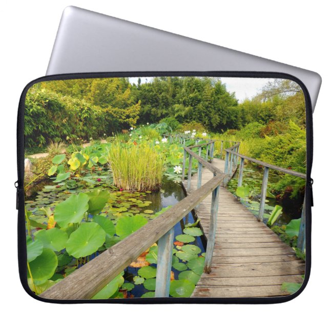 Capa Para Notebook Lily Pond Bolsa de laptop (Frente)