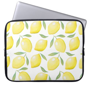 Capa Para Notebook Limão de Aquarela