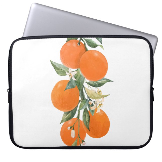Capa Para Notebook Limão-laranja fruta de citrinos (Frente)