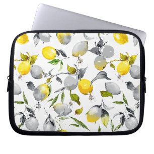 Capa Para Notebook Limões de aquarelas 14