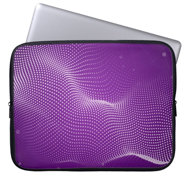 Capa Para Notebook Linda abstrato roxa. Violet neutr (Frente)