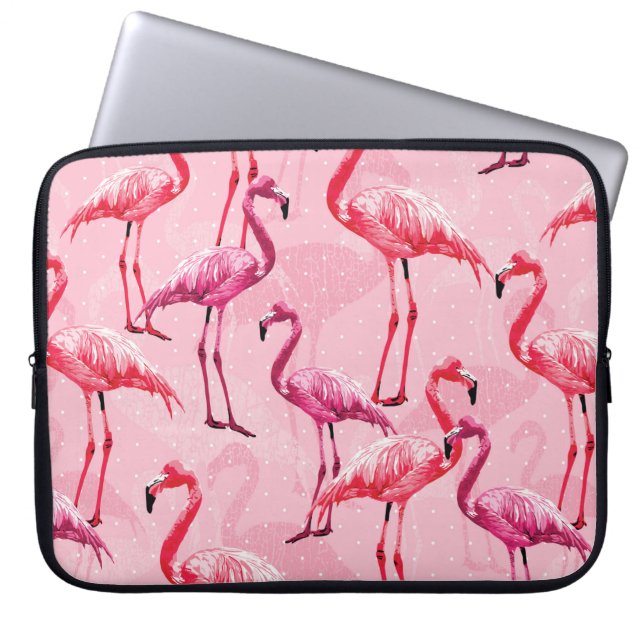 Capa Para Notebook Linda Flamingo Bird Pink Sem Olho Illiu (Frente)