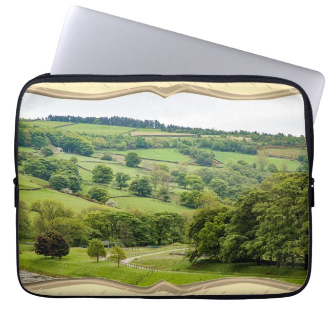 Capa Para Notebook Linda paisagem inglesa Yorkshire Dales (Frente)