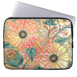 Capa Para Notebook Lindas Flores em Flor com Desenho Colorido