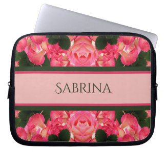 Capa Para Notebook Lindas rosas rosa Eletrônicos de pintura a óleo