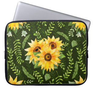 Capa Para Notebook Lindo padrão perfeito com girassol brilhante h
