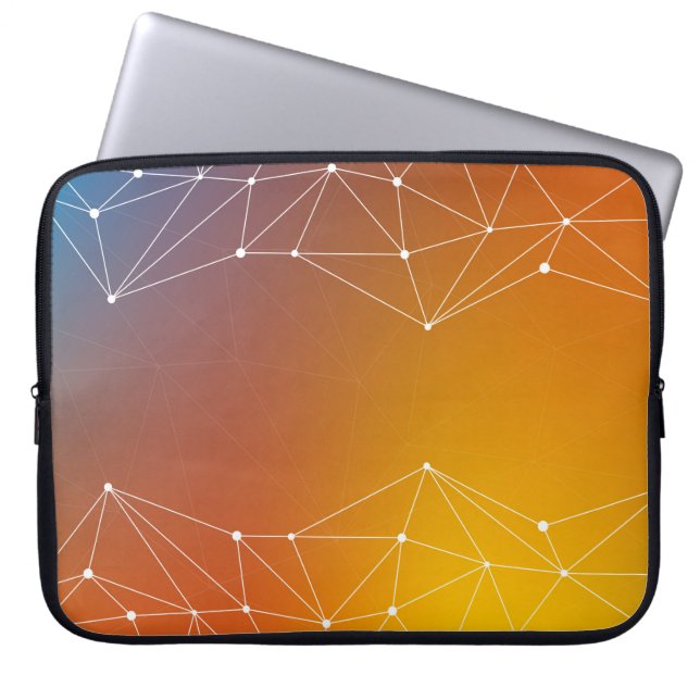 Capa Para Notebook Linha abstrato de fundo (Frente)