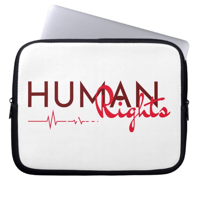 Capa Para Notebook Linha de vida dos direitos humanos (Frente)