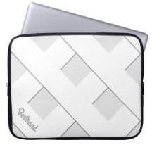 Linhas Brancas Geométricas de Pastel Cruzadas com 