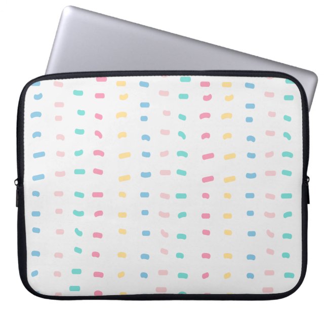 Capa Para Notebook Linhas de padrão (Frente)