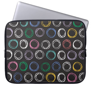 Capa Para Notebook Linhas Empurradas: Design sem costura desenhada à 