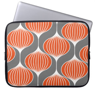 Capa Para Notebook Linhas onduladas: padrão geométrico de colheita.