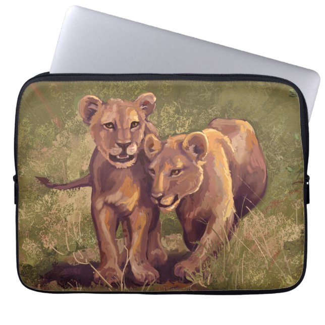 Capa Para Notebook Lion Cubs (Frente)