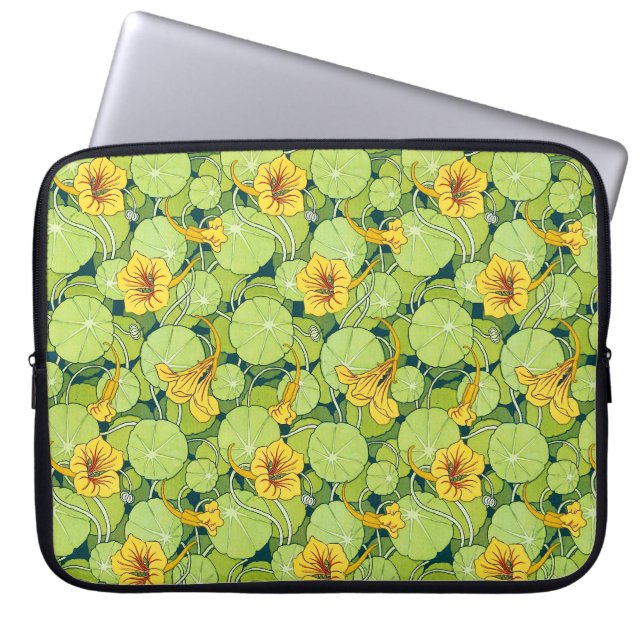 Capa Para Notebook Lírios de Água Antigos (Frente)