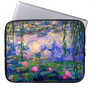 Capa Para Notebook Lírios de água v3 de Monet