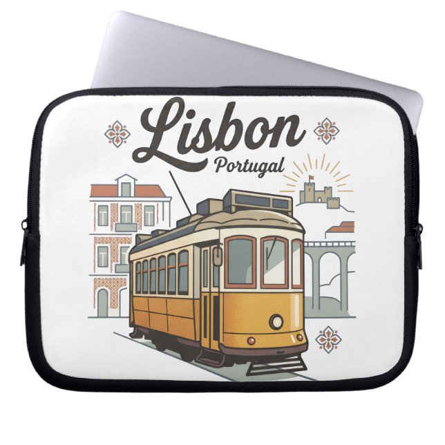 Capa Para Notebook Lisboa, Portugal (Frente)