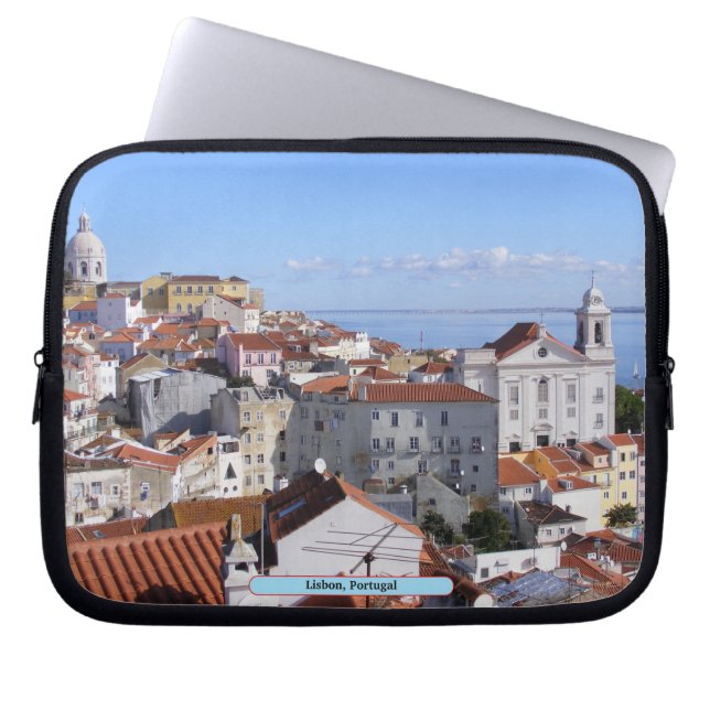 Capa Para Notebook Lisboa, Portugal (Frente)