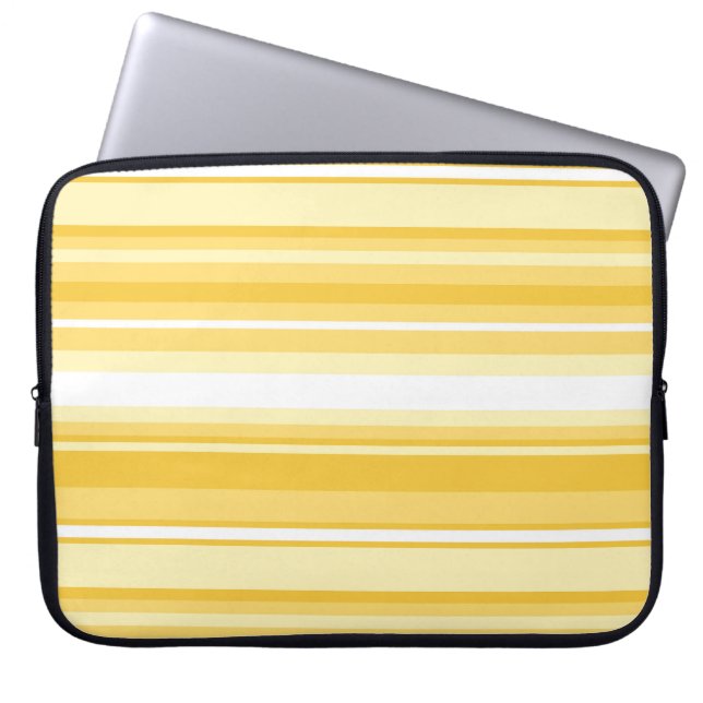 Capa Para Notebook Listras amarelas (Frente)