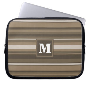 Capa Para Notebook Listras castanhas
