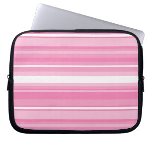 Capa Para Notebook Listras cor-de-rosa