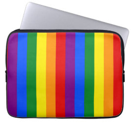 Capa Para Notebook Listras da Bandeira Arco-Íris LGBTQ+ para o Mês do