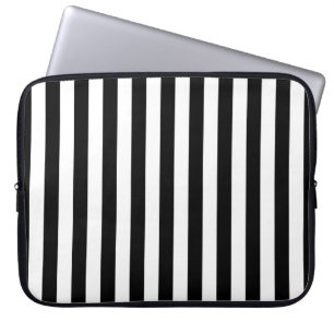 Capa Para Notebook listras da bandeira da Cornualha preto branco padr