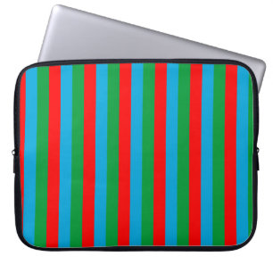 Capa Para Notebook listras da bandeira do Azerbaijão símbolo do país