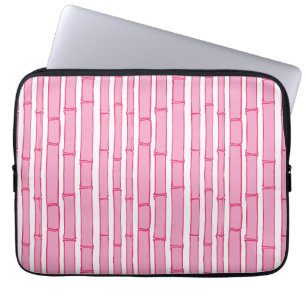 Capa Para Notebook Listras de Bambu Bambooey em Rosa
