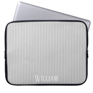 Capa Para Notebook Listras de cinza personalizadas