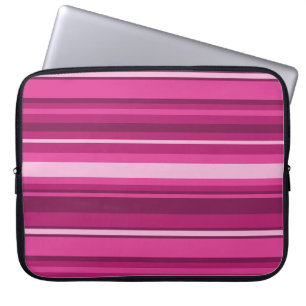 Capa Para Notebook Listras de Fuschia
