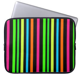 Capa Para Notebook Listras de neon