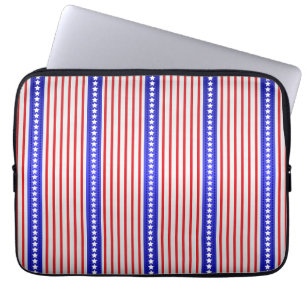 Capa Para Notebook Listras e Estrelas