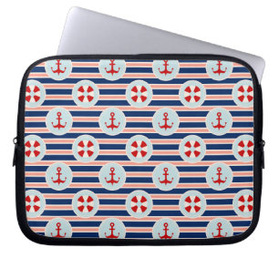 Capa Para Notebook Listras e teste padrão de pontos náuticos
