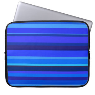 Capa Para Notebook Listras horizontais azuis
