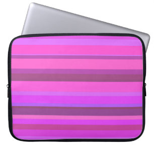 Capa Para Notebook Listras horizontais cor-de-rosa