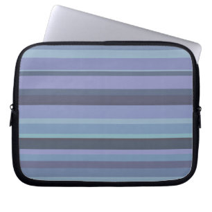 Capa Para Notebook Listras horizontais de cinza azul