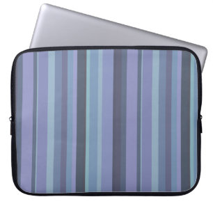 Capa Para Notebook Listras horizontais de cinza azul