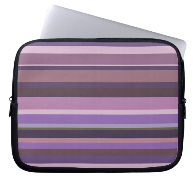 Capa Para Notebook Listras horizontais Mauve (Frente)
